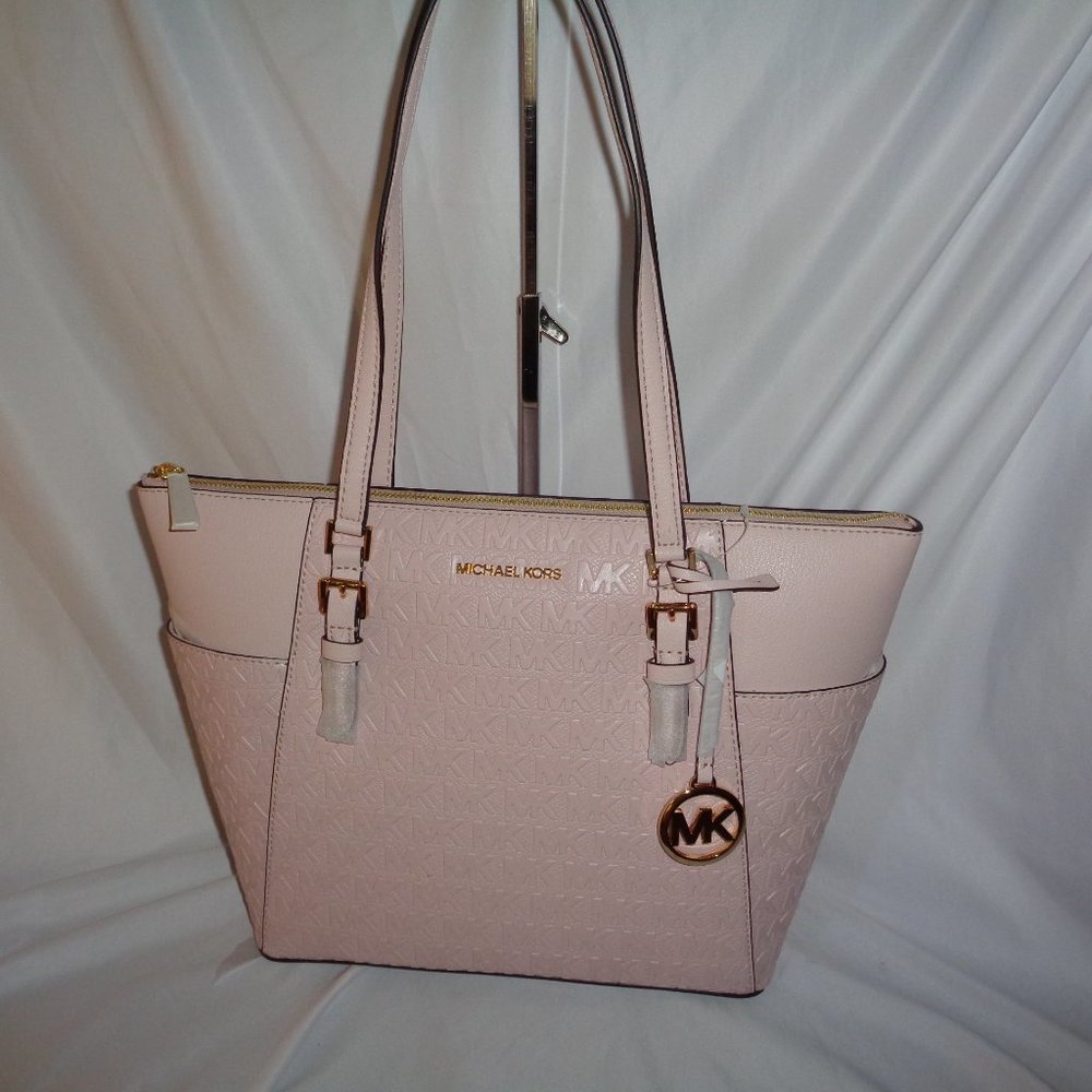 Michael Kors Charlotte Large Top Zip Tote Vegan